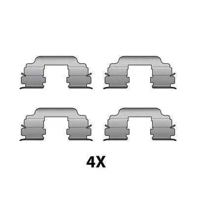Accessory Kit, disc brake pad (12079463)