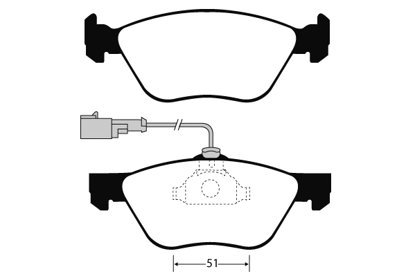 Brake Pad Set, disc brake (RA.0615.1)