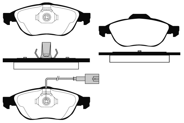 Brake Pad Set, disc brake (RA.0626.1)