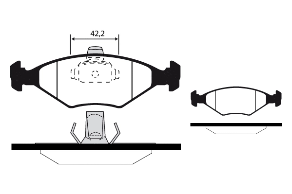 Brake Pad Set, disc brake (RA.0331.6)