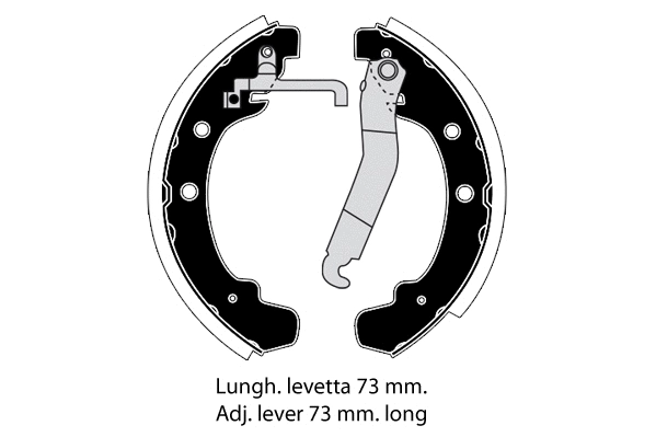 Brake Shoe Set (RA25000)