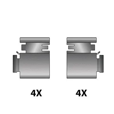 Accessory Kit, disc brake pad (12079420)