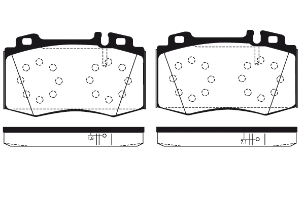 Brake Pad Set, disc brake (RA.0791.1)