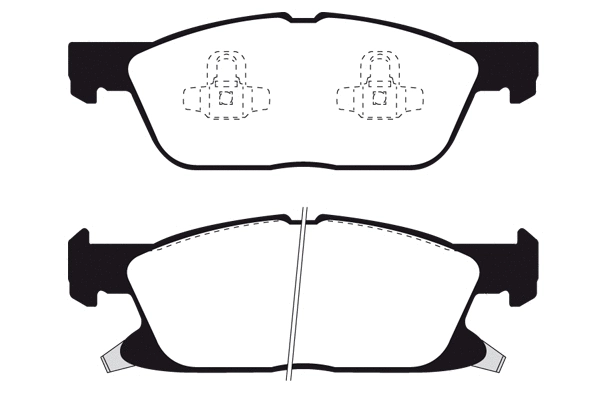 Brake Pad Set, disc brake (RA.1171.0)
