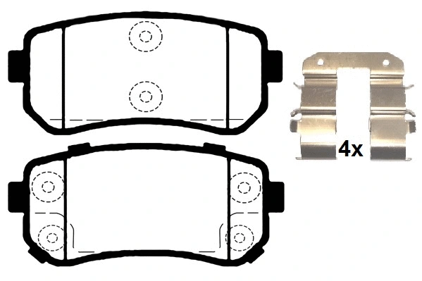 Brake Pad Set, disc brake (RA.0979.1K1)