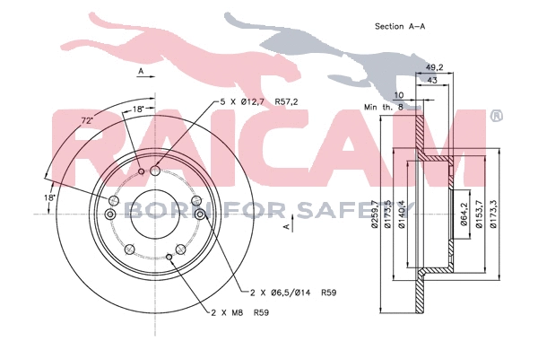 Brake Disc (RD00308)