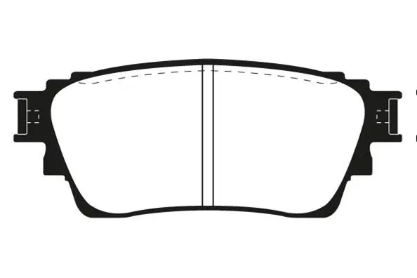 Brake Pad Set, disc brake (RA.1255.0)