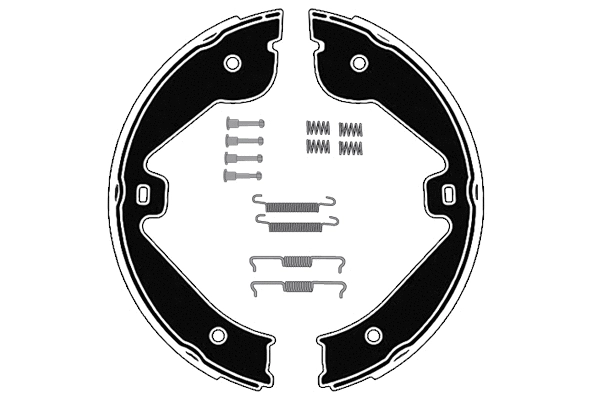 Brake Shoe Set, parking brake (RA28811)