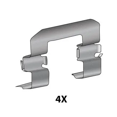 Accessory Kit, disc brake pad (12079672)