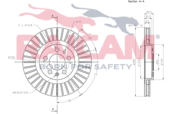Brake Disc (RD00886)