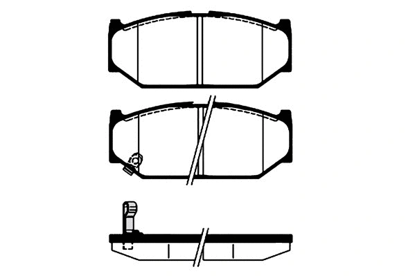 Brake Pad Set, disc brake (RA.1124.1)