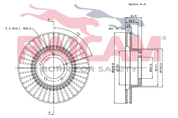 Brake Disc (RD00725)