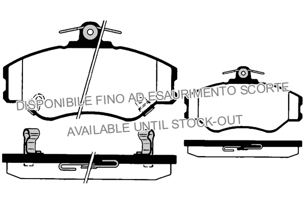 Brake Pad Set, disc brake (RA.0740.0)
