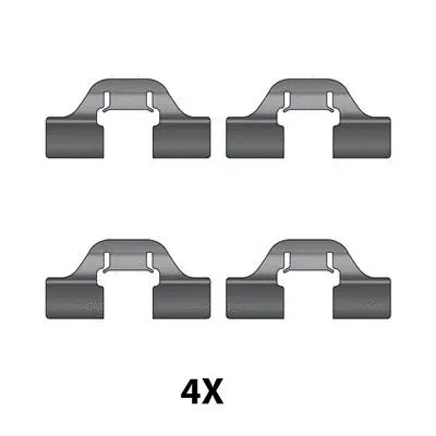 Accessory Kit, disc brake pad (12079431)