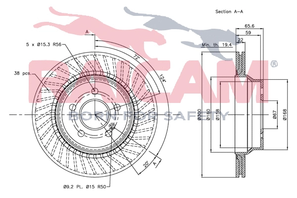 Brake Disc (RD00477)