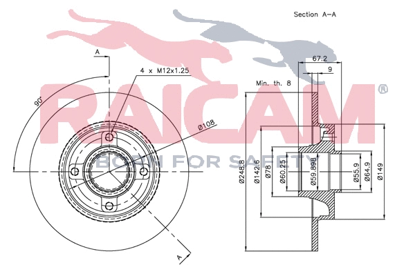 Brake Disc (RD00122)