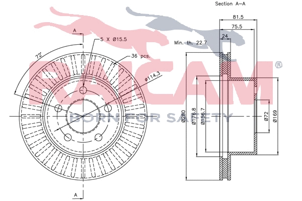 Brake Disc (RD01018)