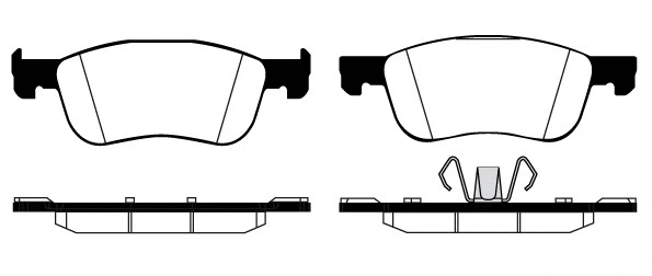 Brake Pad Set, disc brake (RA.1201.0)