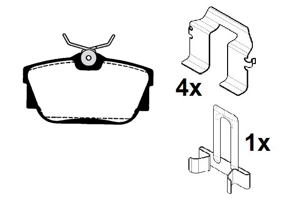 Brake Pad Set, disc brake (RA.0793.1K1)