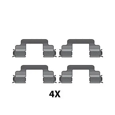 Accessory Kit, disc brake pad (12079436)