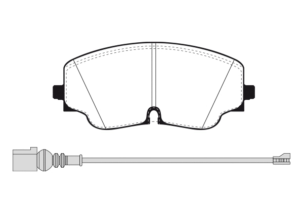 Brake Pad Set, disc brake (RA.1338.0)