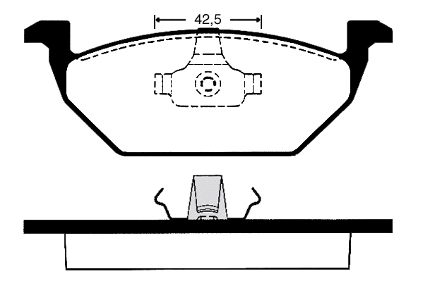 Brake Pad Set, disc brake (RA.0653.0)