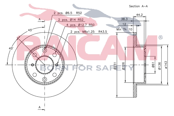 Brake Disc (RD01055)