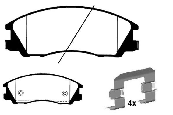 Brake Pad Set, disc brake (RA.0733.0K1)