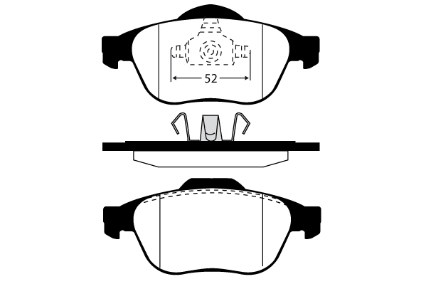 Brake Pad Set, disc brake (RA.0770.0)