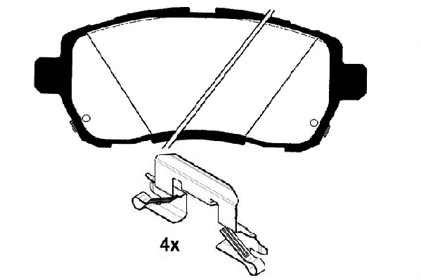 Brake Pad Set, disc brake (RA.0940.2K1)