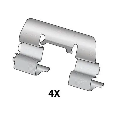 Accessory Kit, disc brake pad (12079678)
