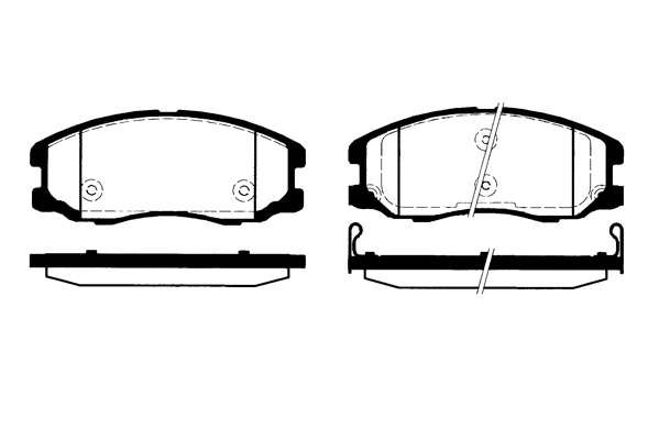 Brake Pad Set, disc brake (RA.0425.0)