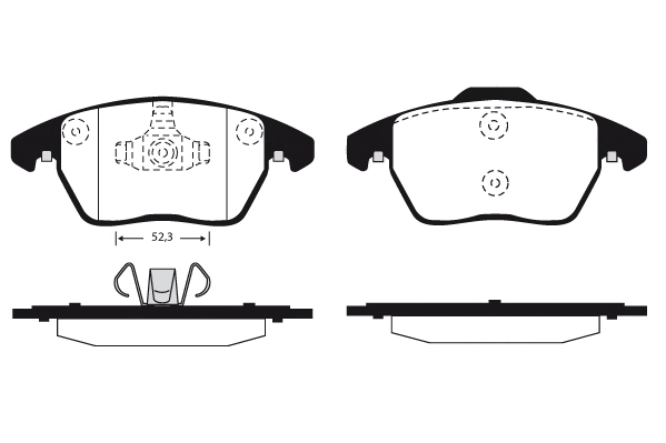 Brake Pad Set, disc brake (RA.0919.0)