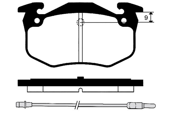 Brake Pad Set, disc brake (RA.0608.0)