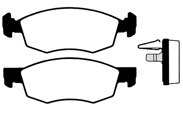 Brake Pad Set, disc brake (RA.0704.0)