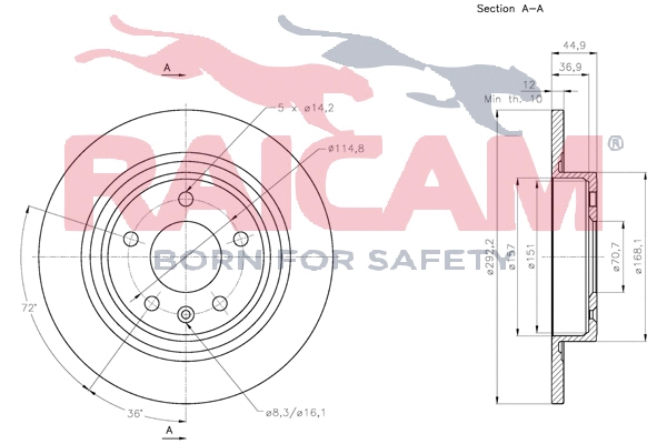 Brake Disc (RD01170)