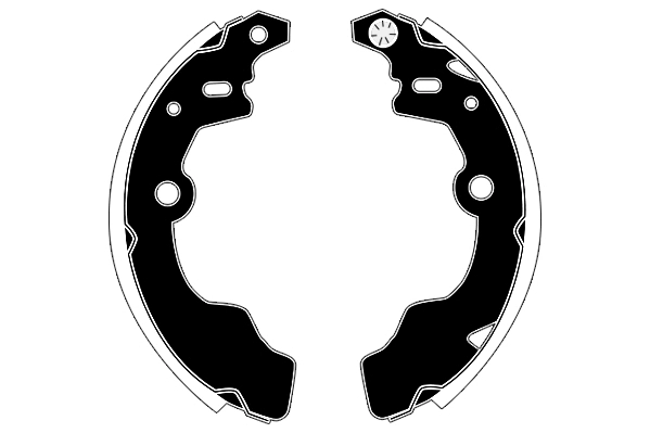 Brake Shoe Set (RA25081)