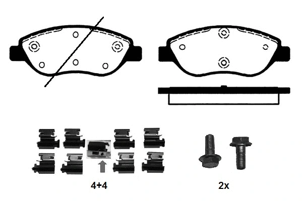 Brake Pad Set, disc brake (RA.0762.3K1)