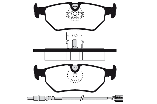 Brake Pad Set, disc brake (RA.0616.1)