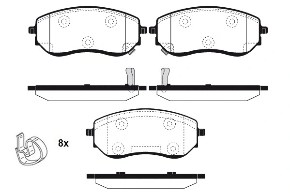 Brake Pad Set, disc brake (RA.1241.0)