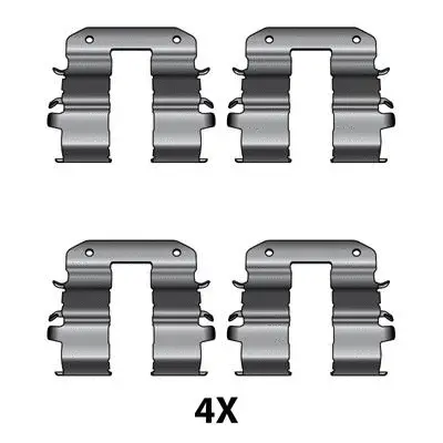 Accessory Kit, disc brake pad (12079621)