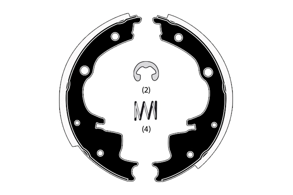 Brake Shoe Set (RA20240)