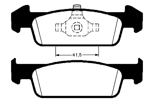 Brake Pad Set, disc brake (RA.0994.1)
