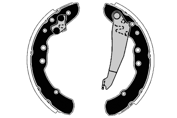 Brake Shoe Set (RA26850)