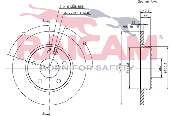 Brake Disc (RD00459)