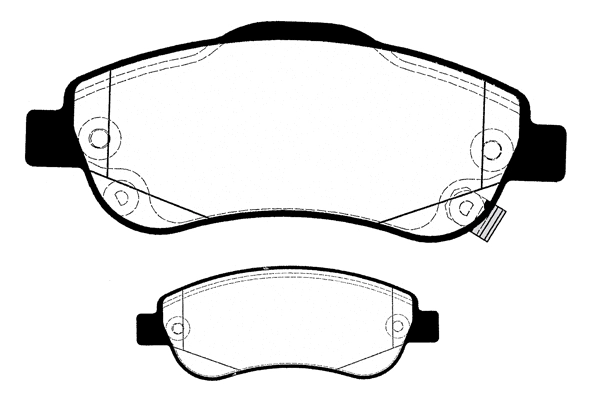 Brake Pad Set, disc brake (RA.0399.0)