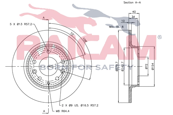 Brake Disc (RD00405)