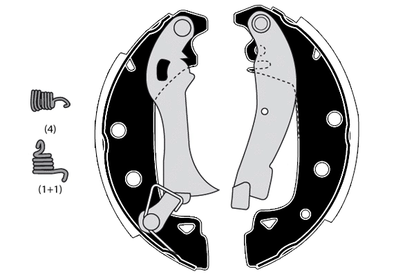 Brake Shoe Set (RA25900)