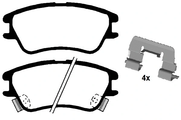 Brake Pad Set, disc brake (RA.0917.0K1)