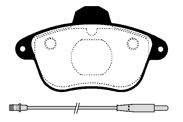 Brake Pad Set, disc brake (RA.0540.0)